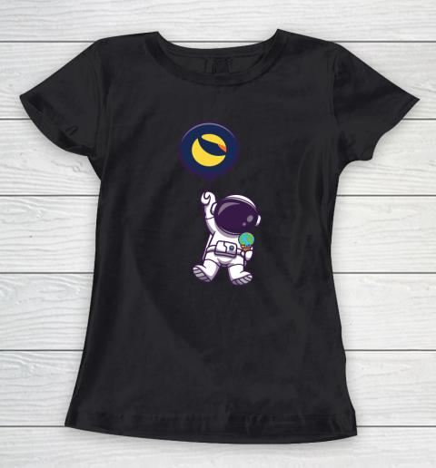 Terra Luna Crypto Token Rocket To The Moon Women's T-Shirt