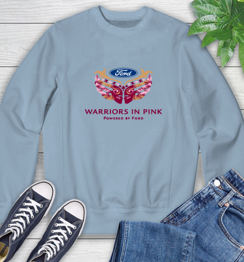 Ford cares warriors in pink Sweatshirt 5