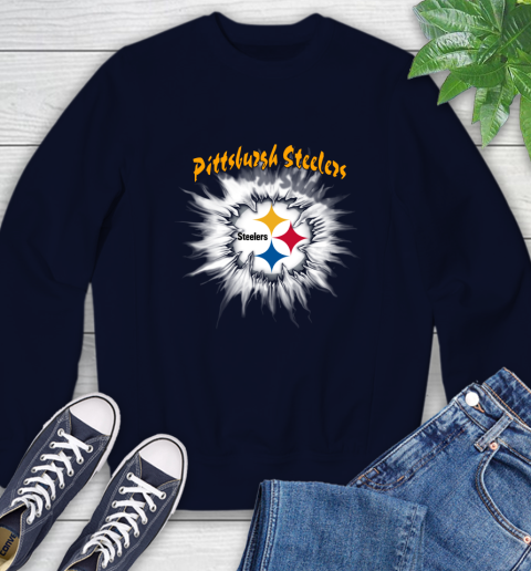 Pittsburgh Steelers NFL Football Adoring Fan Rip Sports Sweatshirt 2
