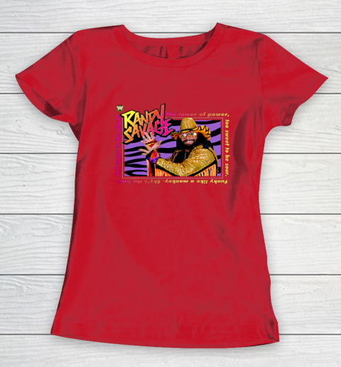 Macho Man WWE Vintage Framed Women's T-Shirt 7
