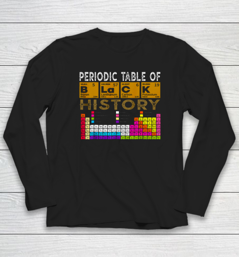 Periodic Table Of Black History 2022 Long Sleeve T-Shirt