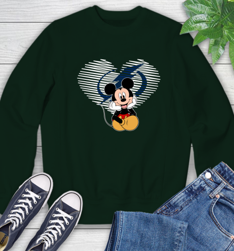 NHL Tampa Bay Lightning The Heart Mickey Mouse Disney Hockey Sweatshirt 12