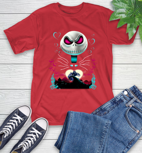 NHL Vancouver Canucks Jack Skellington Sally The Nightmare Before Christmas Hockey T-Shirt 11