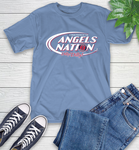 MLB A True Friend Of The Los Angeles Angels Dilly Dilly Baseball Sports T-Shirt 12