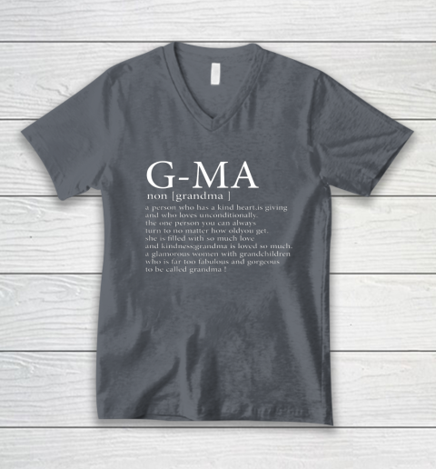 G Ma Definition Grandma Mother's Day V-Neck T-Shirt 3