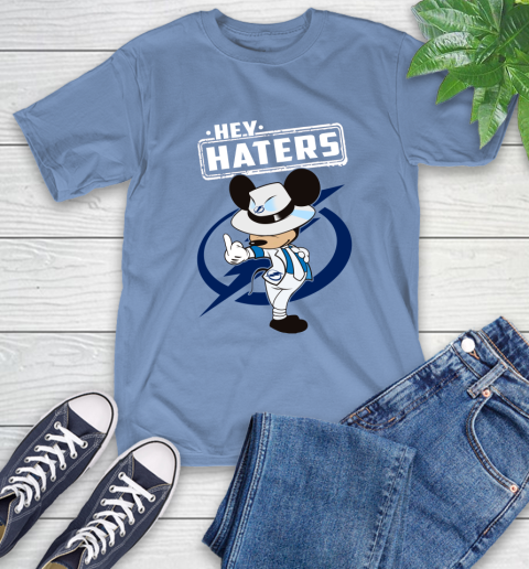 NHL Hey Haters Mickey Hockey Sports Tampa Bay Lightning T-Shirt 12
