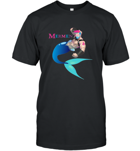 Merman Gay Cruise T Shirts for Men Beaches Boats and Bros T-Shirt