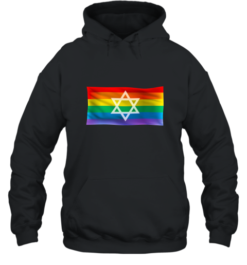 Jewish Gay Pride shirt Hooded