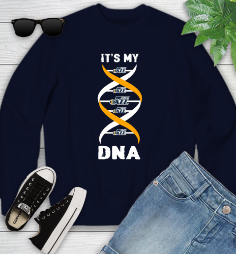Utah Jazz NBA Basketball It's My DNA Sports Youth Sweatshirt 2