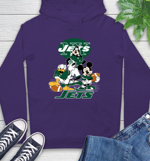 NFL New York Jets Mickey Mouse Donald Duck Goofy Football Shirt Hoodie 5