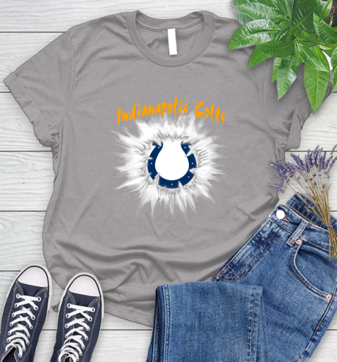 Indianapolis Colts NFL Football Adoring Fan Rip Sports Women's T-Shirt 5