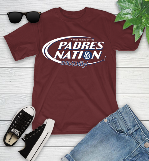 MLB A True Friend Of The San Diego Padres Dilly Dilly Baseball Sports Youth T-Shirt 14
