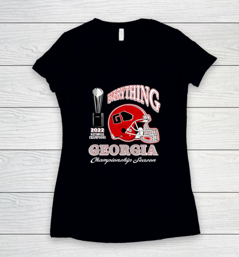Georgia National Championship Women's V-Neck T-Shirt