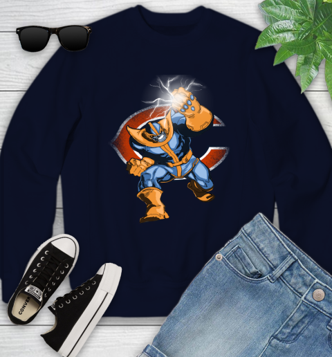 Chicago Bears NFL Football Thanos Avengers Infinity War Marvel Youth Sweatshirt 2
