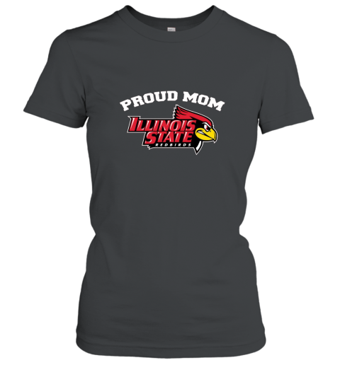 Women_s Proud Redbird Mom Illinois State University T shirt Women T-Shirt