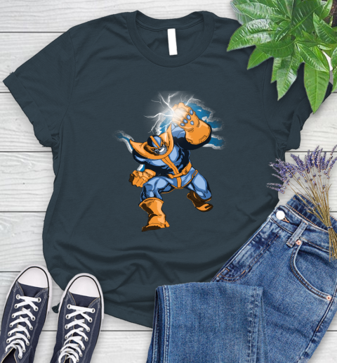 Detroit Lions NFL Football Thanos Avengers Infinity War Marvel Women's T-Shirt 11