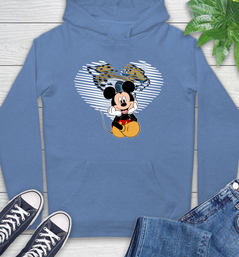 NFL Jacksonville Jaguars The Heart Mickey Mouse Disney Football T Shirt_000 Hoodie 11