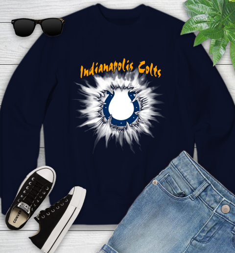 Indianapolis Colts NFL Football Adoring Fan Rip Sports Youth Sweatshirt 2