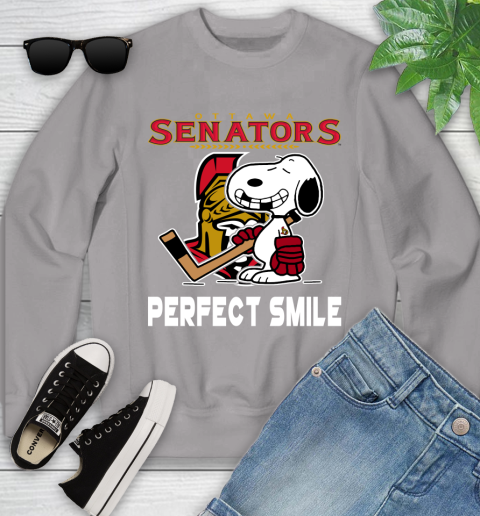 NHL New York Rangers Snoopy Perfect Smile The Peanuts Movie Hockey T Shirt Youth Sweatshirt 3