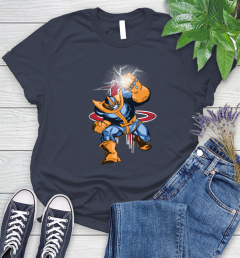 Houston Rockets NBA Basketball Thanos Avengers Infinity War Marvel Women's T-Shirt 14