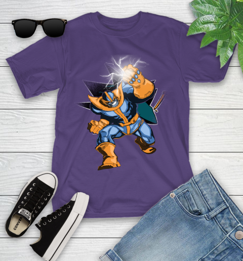 San Jose Sharks NHL Hockey Thanos Avengers Infinity War Marvel Youth T-Shirt 3