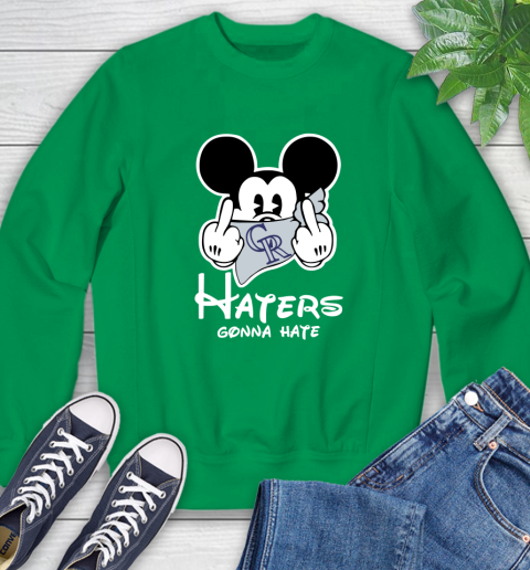MLB Colorado Rockies Gonna Hate Mickey Mouse Disney Baseball T Shirt_000 Sweatshirt 7