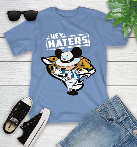 NFL Hey Haters Mickey Football Sports Jacksonville Jaguars Youth T-Shirt 15