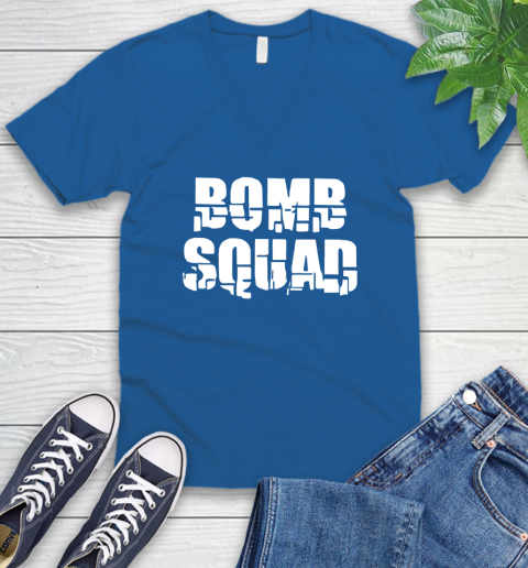 Bomb Squad V-Neck T-Shirt 5