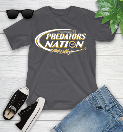 NHL A True Friend Of The Nashville Predators Dilly Dilly Hockey Sports Youth T-Shirt 6