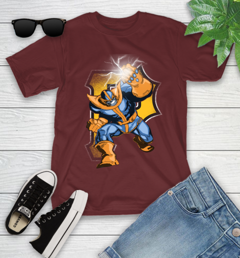Pittsburgh Pirates MLB Baseball Thanos Avengers Infinity War Marvel Youth T-Shirt 14