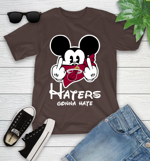 NBA Miami Heat Haters Gonna Hate Mickey Mouse Disney Basketball T Shirt Youth T-Shirt 7