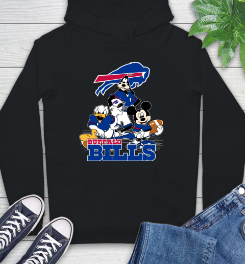 NFL Buffalo Bills Mickey Mouse Donald Duck Goofy Football Shirt Hoodie