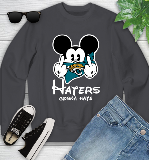 NFL Tennessee Titans Houston Texans Haters Gonna Hate Mickey Mouse Disney Football T Shirt Youth Sweatshirt 5