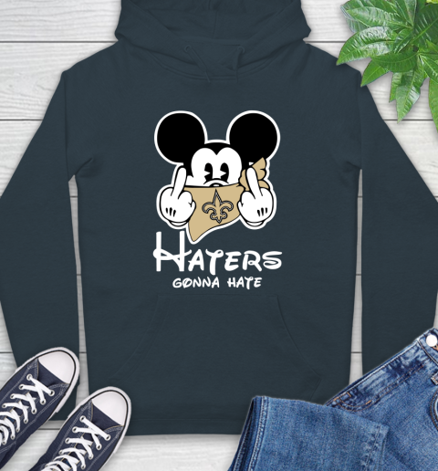 NFL New Orleans Saints Haters Gonna Hate Mickey Mouse Disney Football T Shirt Hoodie 7