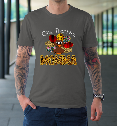 One Thankful Mimi Turkey Leopart Thankgivings T-Shirt One Thankful Mimi Turkey Leopart Thankgivings T-Shirt