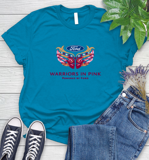 Ford cares warriors in pink Women's T-Shirt 5