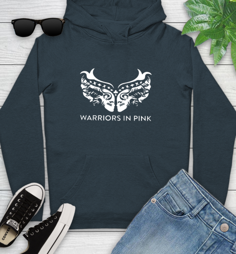 Ford cares warriors in pink shirt Youth Hoodie 10