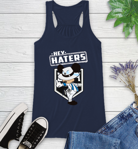 NHL Hey Haters Mickey Hockey Sports Los Angeles Kings Racerback Tank 9