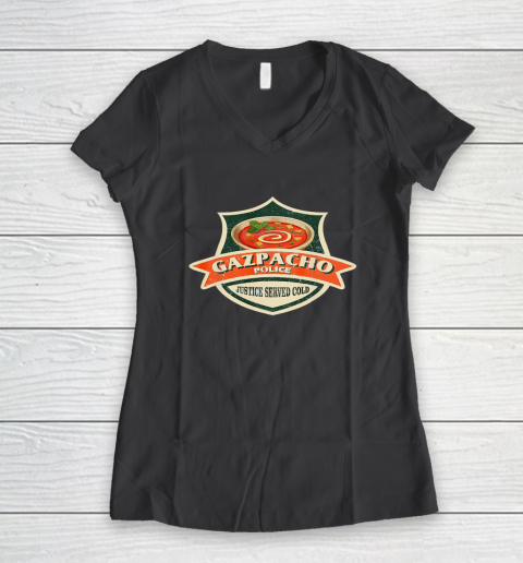 Gazpacho Police Women's V-Neck T-Shirt 4