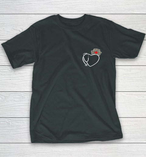 Heart Stethoscope Cute Love Nursing Gifts Valentine Day 2022 Youth T-Shirt 4