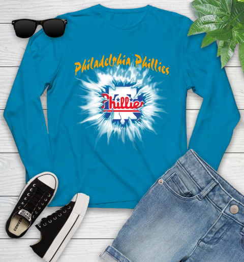 Philadelphia Phillies MLB Baseball Adoring Fan Rip Sports Youth Long Sleeve 8