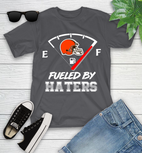 Cleveland Browns NFL Football Fueled By Haters Sports Youth T-Shirt 6