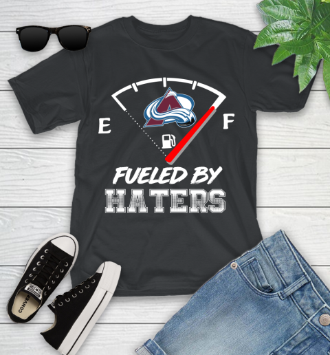 Colorado Avalanche NHL Hockey Fueled By Haters Sports Youth T-Shirt