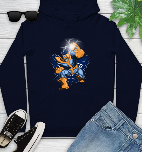 Toronto Maple Leafs NHL Hockey Thanos Avengers Infinity War Marvel Youth Hoodie 3