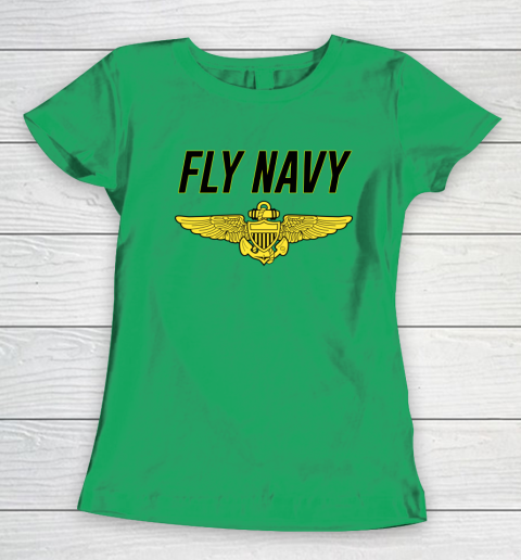 Fly Navy Shirt Pilot Wings Women's T-Shirt 4
