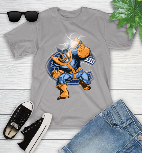 Vancouver Canucks NHL Hockey Thanos Avengers Infinity War Marvel Youth T-Shirt 4