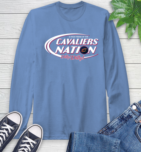 NBA A True Friend Of The Cleveland Cavaliers Dilly Dilly Basketball Sports Long Sleeve T-Shirt 12