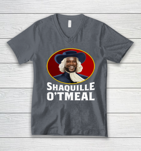 Shaquille Oatmeal V-Neck T-Shirt 3