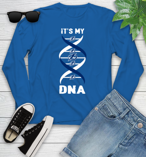 Tampa Bay Lightning NHL Hockey It's My DNA Sports Youth Long Sleeve 10