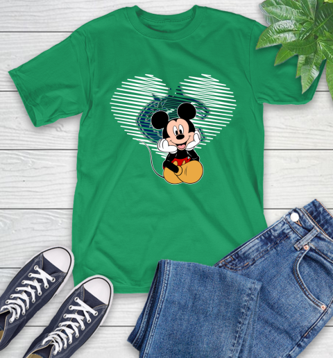 NHL Vancouver Canucks The Heart Mickey Mouse Disney Hockey T-Shirt 7